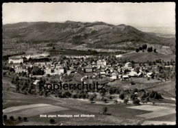 ÄLTERE POSTKARTE BLICK GEGEN MENZINGEN UND ALBISKETTE Kanton Zug Schweiz Suisse Cpa Postcard Ansichtskarte AK - Menzingen