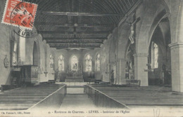 DPT  28 Lèves Intérieur De L'Eglise CPA TBE 1915 - Lèves
