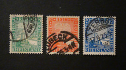 Germany - 1925 - Mi:DR 372-4, Sn:DE 347-9, Yt:DR 365-7 O - Look Scan - Gebraucht