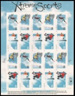 VERINIGTE STAATEN ETATS UNIS USA 1999 M/S XTREME SPORTS OF 20V MNH SC 3321-24SP YT F2912-2914 MI SH3144-47 SG MS3627-30 - Fogli Completi