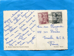 Carte De MADRID- - Par Avion- Cad 1952 Correo Aero MADRID Affranchissement  1pta25-2 Stamp - Otros & Sin Clasificación