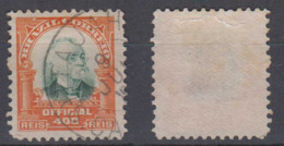 Brazil Brasil Official Oficiais Mi# 7 Used Pena 1906 400R Nice Postmark ITAUAHY - Officials