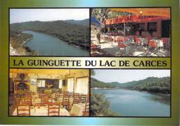 83 - CARCES : Restaurant "LA GUINGUETTE " Multivues - Jolie CPM Village (3.500 Habitants) Grand Format - Var - Carces