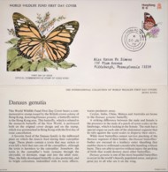 Hong Kong 1979 Butterflies - Danaus Genutia WWF FDC - FDC