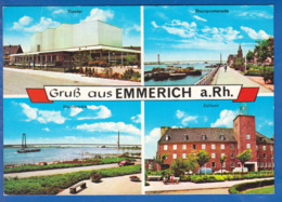 Deutschland; Emmerich Am Rhein; Multibildkarte Mit Zollamt - Emmerich