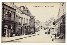 Cpa LASSAY Place De La Pointe - Lassay Les Chateaux