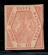 ANTICHI STATI ITALIANI - NAPOLI - 1858 - 10 Grana (10a) - Gomma Originale - Margini Precisi - Diena (24.000) - Andere & Zonder Classificatie