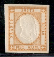 ANTICHI STATI ITALIANI - PROVINCE NAPOLETANE - 1861 - 10 Grana (22) - Gomma Originale - Molto Bello (175) - Andere & Zonder Classificatie