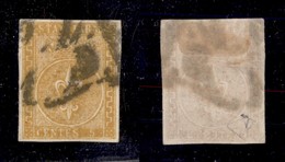ANTICHI STATI ITALIANI - PARMA - 1853 - 5 Cent (6) Annullato In Arrivo A Milano (P.L.1D.) - Diena + Cert. AG - Other & Unclassified