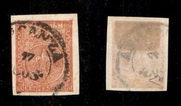 ANTICHI STATI ITALIANI - PARMA - 1853 - 15 Cent (7b) Usato - Angolo Di Foglio - Diena - Sonstige & Ohne Zuordnung