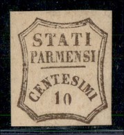 ANTICHI STATI ITALIANI - PARMA - Governo Provvisorio - 1859 - 10 Cent (14) - Gomma Originale - Diena (2.200) - Andere & Zonder Classificatie