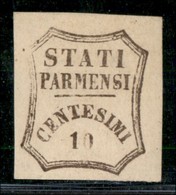 ANTICHI STATI ITALIANI - PARMA - Governo Provvisorio - 1859 - 10 Cent (14) - Gomma Parziale - Diena - Andere & Zonder Classificatie
