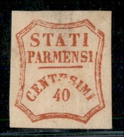 ANTICHI STATI ITALIANI - PARMA - Governo Provvisorio - 1859 - 40 Cent (17) - Gomma Originale - Diena (1.200) - Other & Unclassified