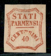 ANTICHI STATI ITALIANI - PARMA - Governo Provvisorio - 1859 - 40 Cent (17) - Gomma Originale - Diena (1.200) - Sonstige & Ohne Zuordnung