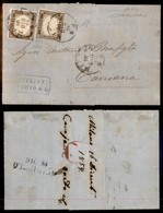 ANTICHI STATI ITALIANI - SARDEGNA - Due 10 Cent (14Aa - Bruno Giallastro) Su Lettera Da Milano A Cavriana Del 16.12.59 - - Other & Unclassified