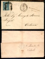 ANTICHI STATI ITALIANI - SICILIA - 2 Grana (7g) - Lettera Da Marsala (P.ti 8) A Catania Del 11.3.60 - Diena + Raybaudi ( - Other & Unclassified