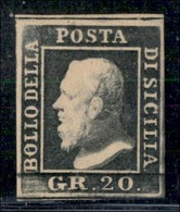 ANTICHI STATI ITALIANI - SICILIA - 1859 - 20 Grana (13) - Gomma Originale - Molto Bello - Diena (1.800) - Other & Unclassified