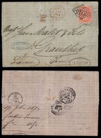 REGNO - Lettera Affrancata Con 40 Cent (T20) Annullato Con Numerale Francese 2240 (punti E Cifre Grosse) Da Palermo A Gr - Otros & Sin Clasificación