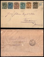 REGNO - Valevole Per Le Stampe (50/55) - Serie Completa Su Lettera Da Genova A Wiesbaden Del 19.4.91 - Raybaudi - Autres & Non Classés