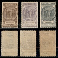 REGNO - 1923 - Camicie Nere (147/149) - Serie Completa - Gomma Integra (300) - Andere & Zonder Classificatie