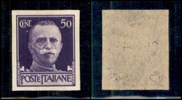 REGNO - 1929/1942 - 50 Cent Imperiale (251c) - Non Dentellato - Nuovo Con Gomma - Diena (600) - Altri & Non Classificati