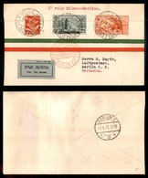 REGNO - Aerogrammi - 1931 (1 Maggio) - Milano Berlino - Longhi 2357 - Volo Diretto - 8 Volati - Andere & Zonder Classificatie