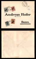OCCUPAZIONI I GUERRA MONDIALE - TRENTINO-ALTO ADIGE - Bolzano 3 - Gemelli - 4 Valori (46 + 51 + 52 + 80) Su Busta Da Kar - Autres & Non Classés