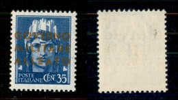 OCCUPAZIONI STRANIERE DI TERRITORI ITALIANI - OCCUPAZIONE ANGLO-AMERICANA - Napoli - 1943 - 35 Cent (11A) - Soprastampa  - Sonstige & Ohne Zuordnung