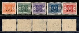 COLONIE - AFRICA ORIENTALE ITALIANA - 1940 - Segnatasse - Alti Valori (9/13) - Gomma Integra (477) - Autres & Non Classés