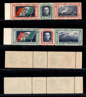 COLONIE - EGEO - Emissioni Generali - 1933 - Crociera Transatlantica - Trittici (28/29) - Serie Completa Bordo Foglio -  - Other & Unclassified