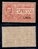 COLONIE - LIBIA - 1915 - 25 Cent (1 - Espressi) - Gomma Integra - Ottima Centratura - Cert. AG (1.000) - Andere & Zonder Classificatie