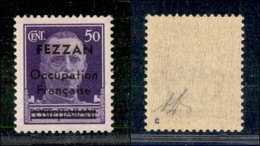OCCUPAZIONI STRANIERE DELLE COLONIE - OCCUPAZIONE FRANCESE - Fezzan - 1943 - 50 Cent (1) - Gomma Integra - Diena (300) - Autres & Non Classés