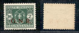 REPUBBLICA SOCIALE ITALIANA - G.N.R. VERONA - Segnatasse - 1944 - 2 Lire (56) - Gomma Integra (200) - Sonstige & Ohne Zuordnung