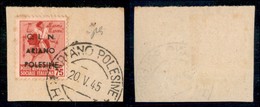 C.L.N. - ARIANO POLESINE - 1945 - 75 Cent (Errani 35 L) Usato Su Frammento - ; Dopo C - Altri & Non Classificati
