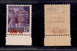 C.L.N. - VALLE BORMIDA - 1945 - 50 Cent (5A - Sopastampa Vermiglio) Con Soprastampa Spostata In Basso - Gomma Integra -  - Altri & Non Classificati