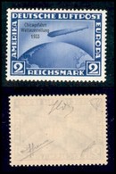 GERMANIA - 1933 - 2 Marchi Zeppelin Chicagofahrt (497) - Gomma Integra - Sorani (300) - Autres & Non Classés