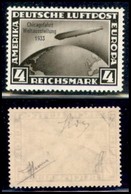 GERMANIA - 1933 - 4 Marchi Zeppelin Chicagofahrt (498) - Gomma Integra - Sorani (300) - Autres & Non Classés