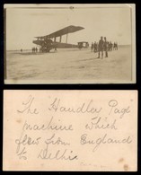 GRAN BRETAGNA - 1916/1922 - Fotografia D'epoca Del Velivolo Handley Page Type/O Con Militari - Scritta Al Retro: The Han - Other & Unclassified