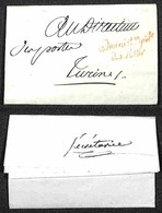 ITALIA - PREFILATELICHE - SANITÀ - 1805 - Administr.on Gen.le/des Postes (in Rosso) - Lettera Del 9 Brunaio Anno 13 Da P - Altri & Non Classificati