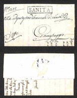 ITALIA - PREFILATELICHE - SANITÀ - REGNO D'ITALIA - 1807 - SANITA (in Cartella) - Lettera Da Mantova A Commessaggio Del  - Other & Unclassified