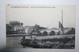 44 : Guenrouet - Le Port Et Le Pont  Saint Clair Sur Le Canal - Guenrouet