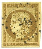 France  : N°1 Obl. TB - 1849-1850 Ceres