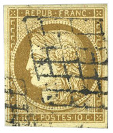 France  : N°1 Obl. TB - 1849-1850 Ceres