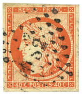 France  : N°5 Obl. TB - 1849-1850 Ceres