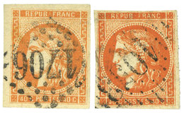 France  : N°48 Et 48a Obl. TB - Other & Unclassified