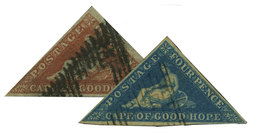 Cap De Bonne Espérance : N°1/2 Obl. TB - Capo Di Buona Speranza (1853-1904)