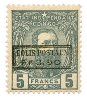 Congo Belge : Colis Postal 5 Fr. - Altri & Non Classificati