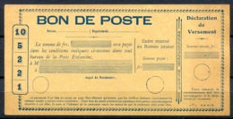 RC 14473 FRANCE POSTE ENFANTINE - BON DE POSTE TB - Private Stationery