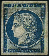 ** N°4d 25c Bleu, Réimp - TB - 1849-1850 Ceres