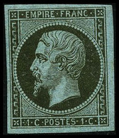 * N°11 1c Olive, Signé Roumet - TB - 1853-1860 Napoleon III